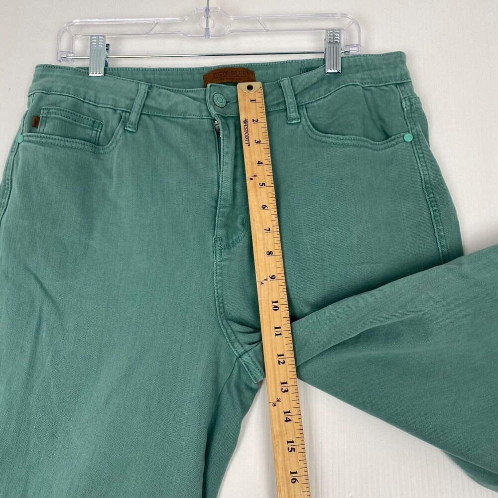 Judy Blue Women’s High Waist Wide Leg Jeans Tummy Control Top Size 15/32 Stretch - Picture 4 of 12